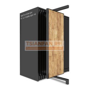 Large wooden floor push-pull frame