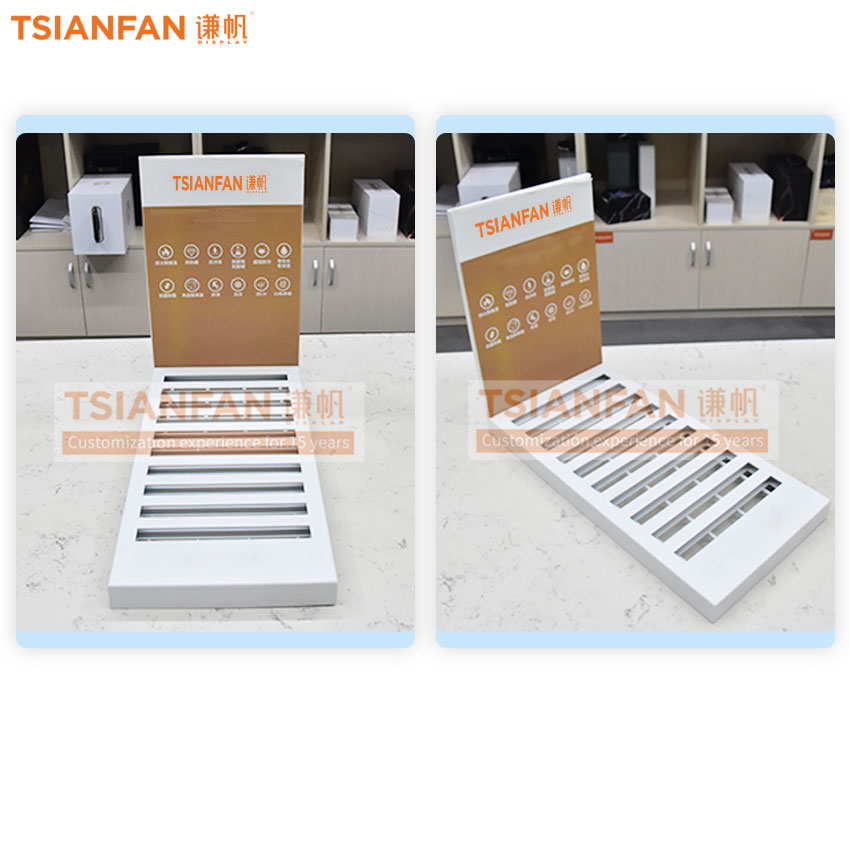Quartzite Ceramic tile sample counter display frame - Image 3