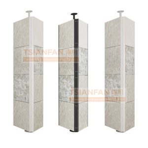 Swivel three sides of Rotating tile sample display rack Waterline tile