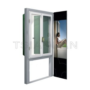 metal exibition frame display rack for window - kw2002