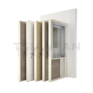 Custom design metal display rack for door and window shop showroom KW201