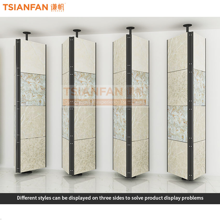 Swivel three sides of Rotating tile sample display rack Waterline tile - Image 2