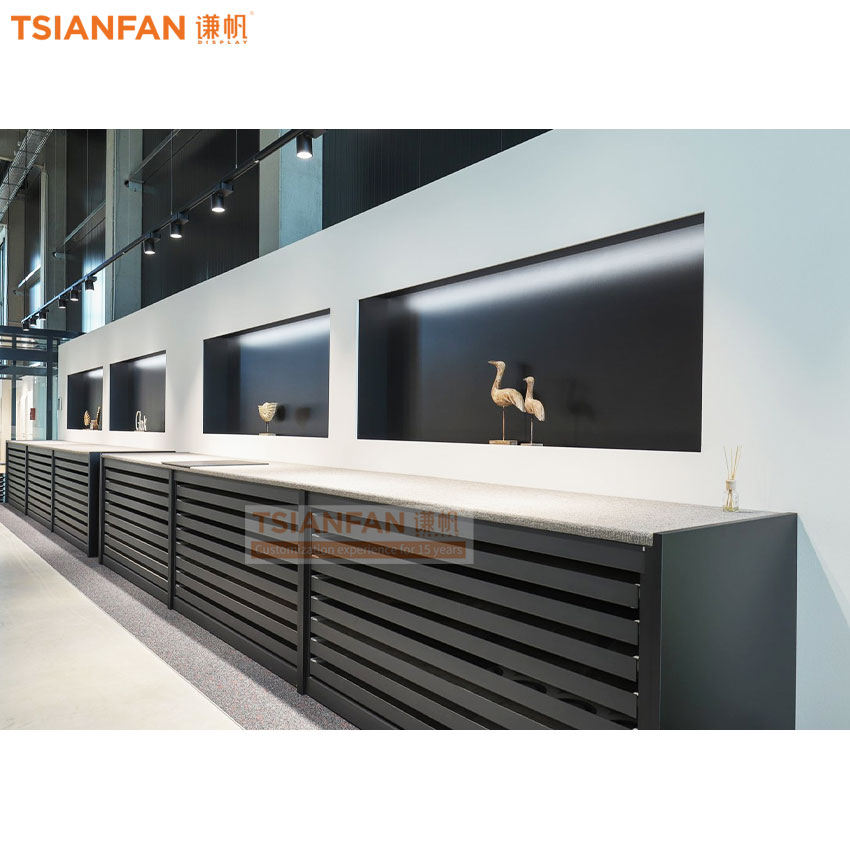 2023 Design black tile marble slabs sample display drawers exporter-CC010 - Image 3