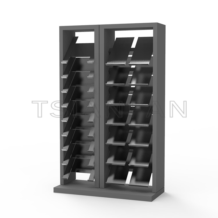 2023 new design Adjustatble calacatta quartz stone upright display frame economicals-SG806 - Image 3