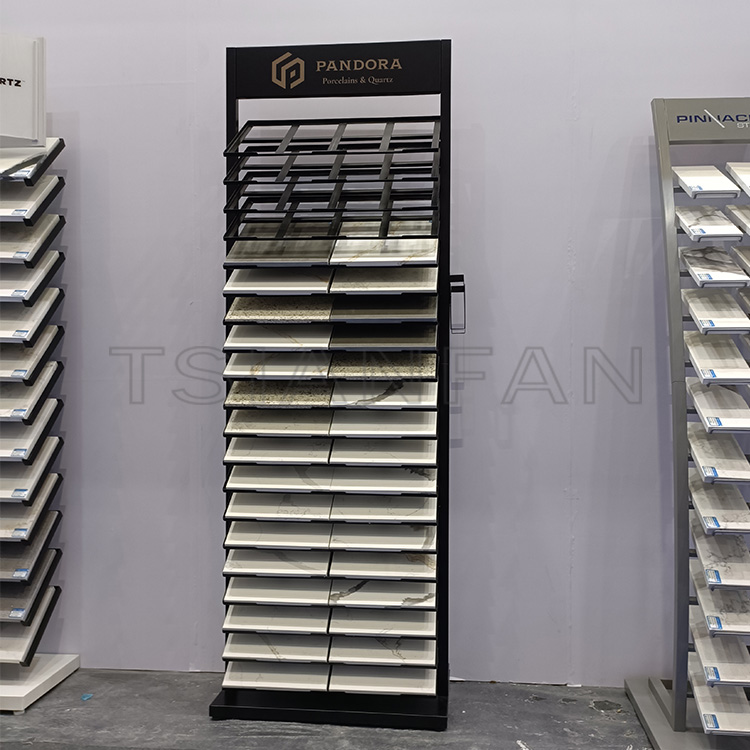 2023 New Design Floor Kitchen Design Stone Display Marble Quartz Stone Tile Sample Board For Sale