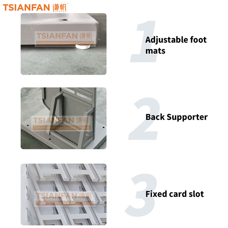 2023 New design marble Quartz-based granite samples tile slate stones display stand display frame - Image 2