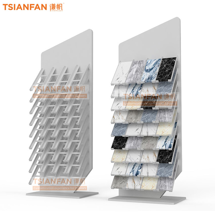 2023 New design marble Quartz-based granite samples tile slate stones display stand display frame - Image 3
