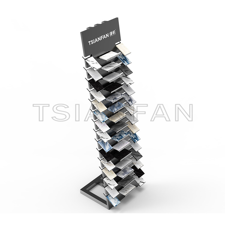 2023 new design slope waterfall fit ceramic tile exhibition equipment-SRL134