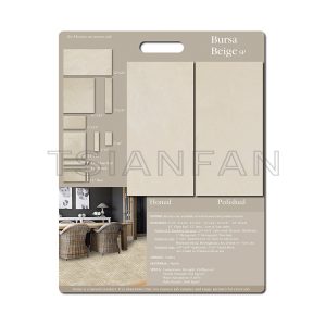 Showroom design MDF board marble tile sample display board PF005-19