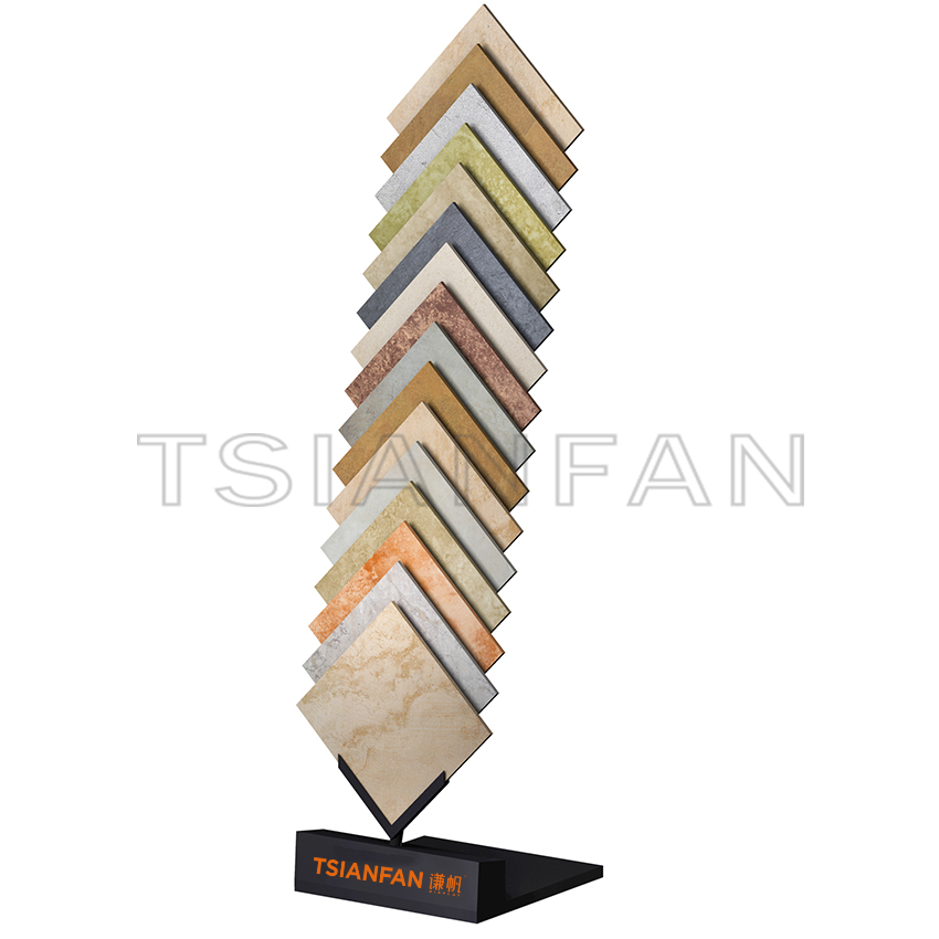 Waterfall tile display stand retail table display China manufacturer - Image 2