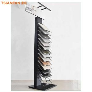 Waterfall Display Rack Carpet Rack Stone Sample Floor Rack Showroom