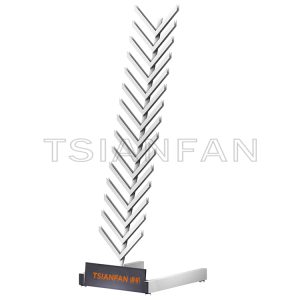 Waterfall Display Rack Ceramic Sample Display Floor Tiles Upright Rack