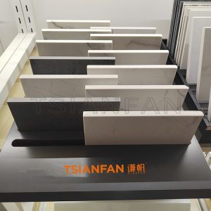 Desktop quartz stone sample display