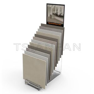 Ceramic tile showroom floor display base