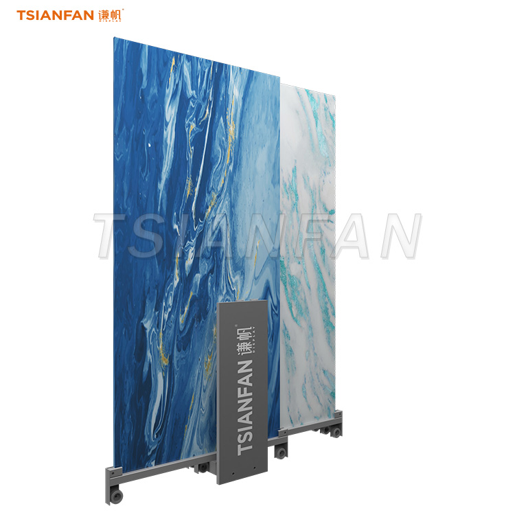 metal flooring sliding display rack for ceramic tiles-CT605 - Image 3