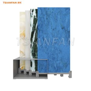 ceramic tile display stand quartz slab showroom display racks-CT609