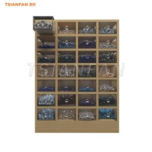 pebble stone showroom display shelf-SE1101