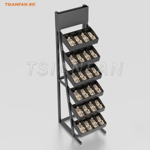 Natural pebble stone custom storage rack-SE107