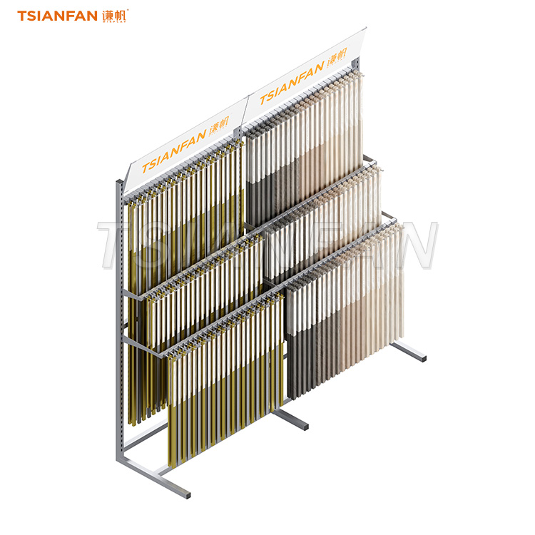 New display stand with decorative strips and edges-ZST001 - Image 2
