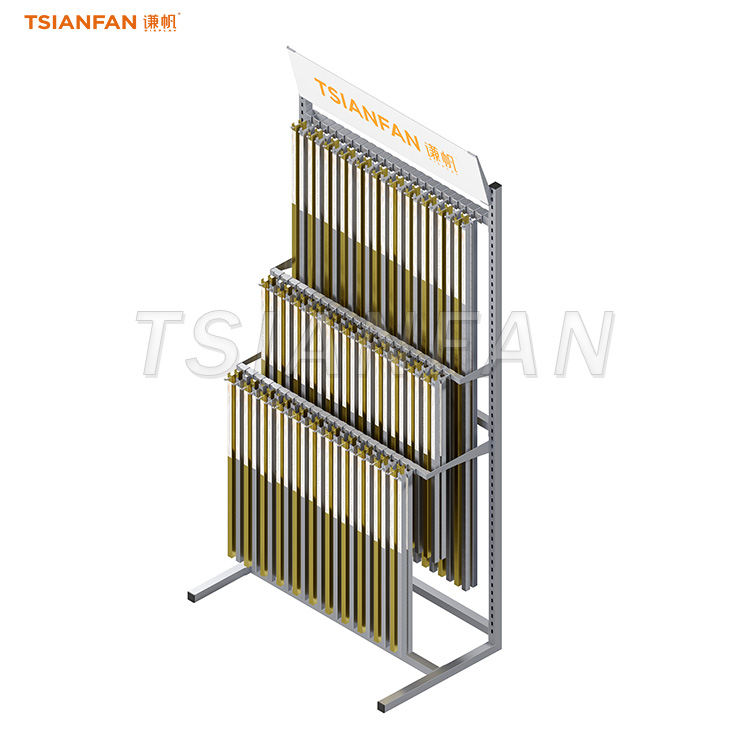 Decorative edge sample showroom display system-ZST003
