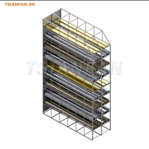 Simple building materials decorative edge display stand-ZST005