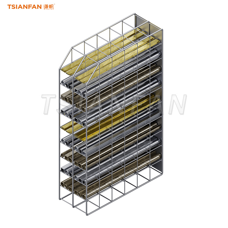 Simple building materials decorative edge display stand-ZST005 - Image 2