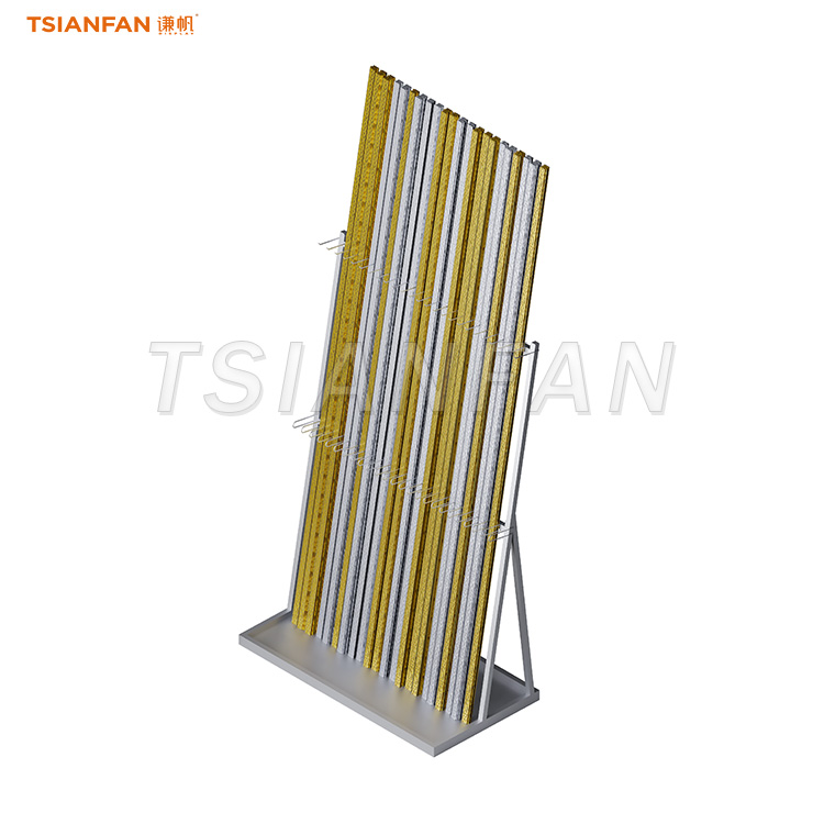 Building materials stone edge strip display system rack-ZST009