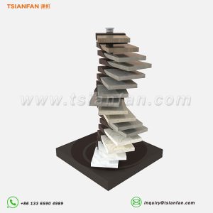 Agate stone sample rotating table display stand-SRT657