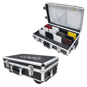 Aluminum Trolley Case Granite Quartz Ceramic Tile Carry Suitcase Latch On The Flap showcase