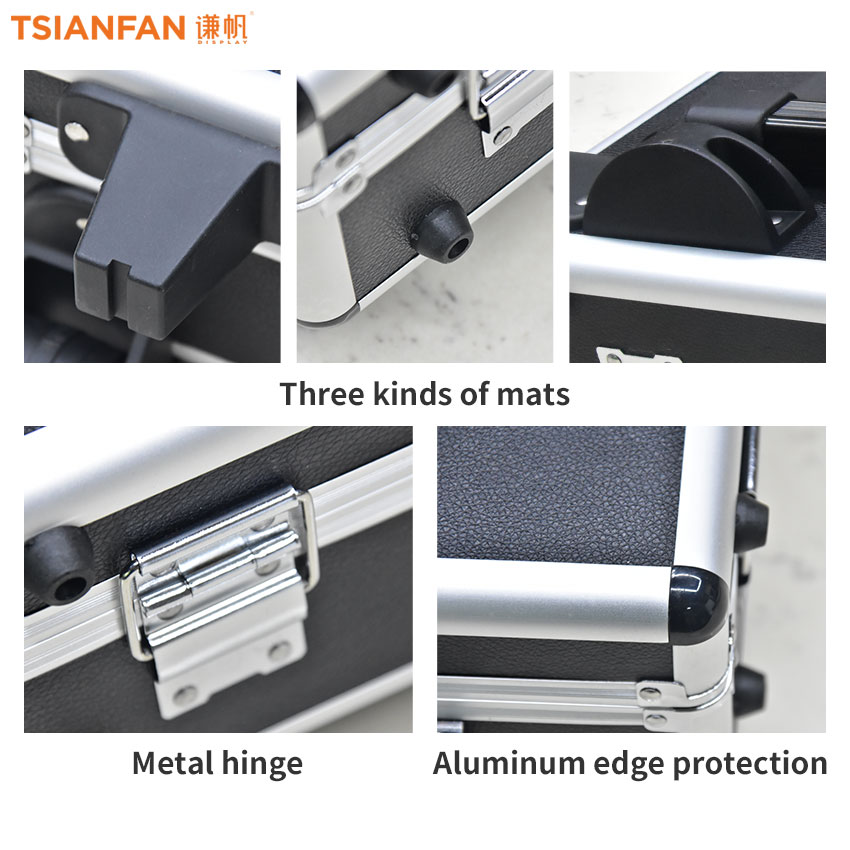 Aluminum Trolley Case Granite Quartz Ceramic Tile Carry Suitcase Latch On The Flap showcase - Image 6