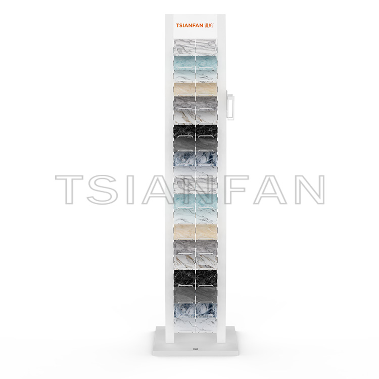 Arched waterfall Ceramic tile display stand SR017 - Image 2