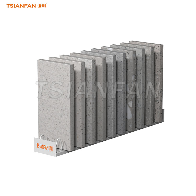 artificial sample stone display rack floor tiles display-SRT504