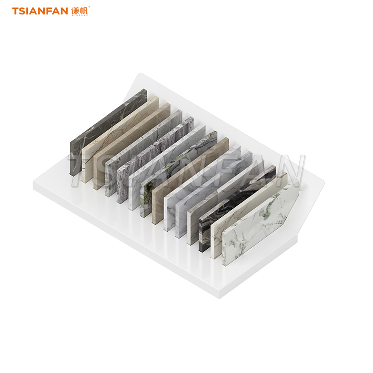 Artificial Stone Countertop Stand Acrylic Tabletop Display-SRT318 - Image 2