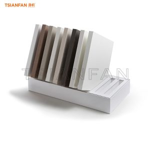 Artificial stone sample countertop display box
