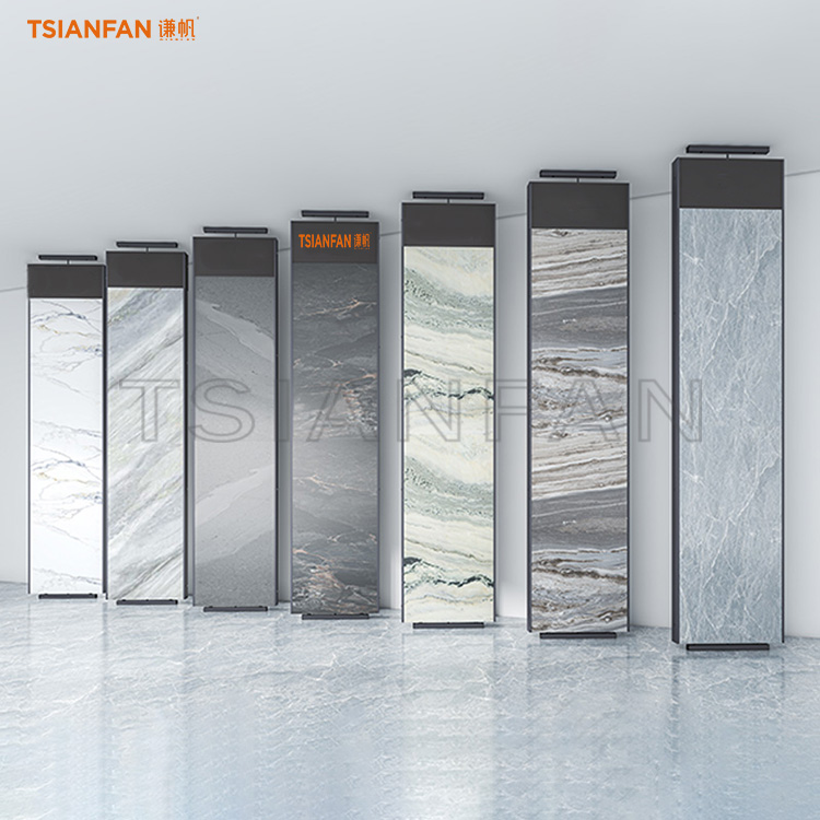 Artificial stone upright sample exhibition stand