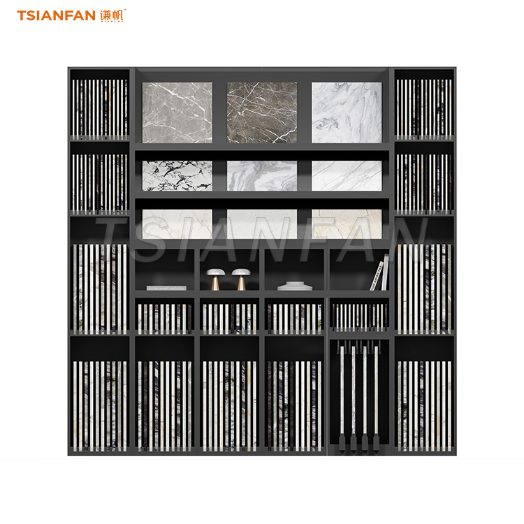 Black modular shelf tiles-CZ126
