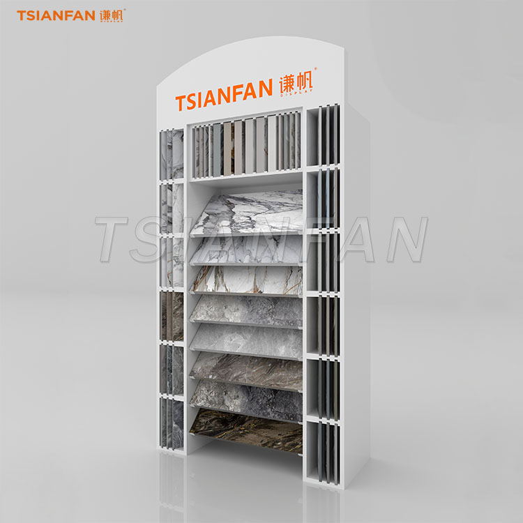 Budget-Friendly Ceramic Tile Display Rack for Small Retail Stores-CH963
