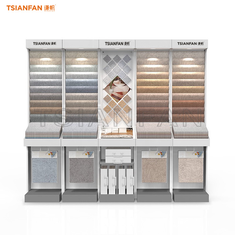Carpet sample combination floor stand showroom - Image 2