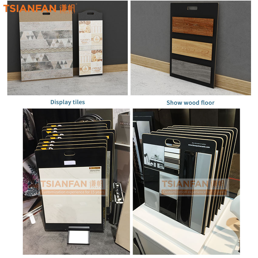 Factory Wholesale customized MDF Ceramic marble mosaic tile Display Sample Board - Image 3