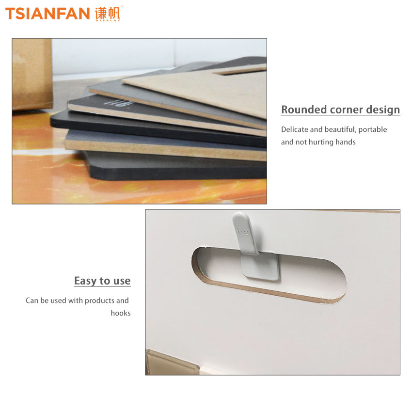 Factory Wholesale customized MDF Ceramic marble mosaic tile Display Sample Board - Image 4