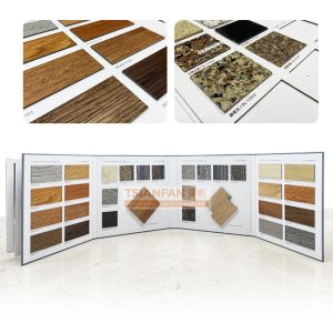Ceramic tile sample board display book advanced plastic display book for differnt sizes samples
