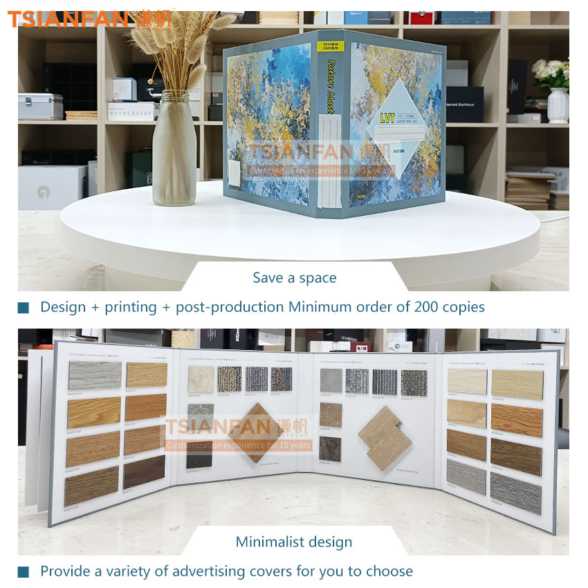 Ceramic tile sample board display book advanced plastic display book for differnt sizes samples - Image 2