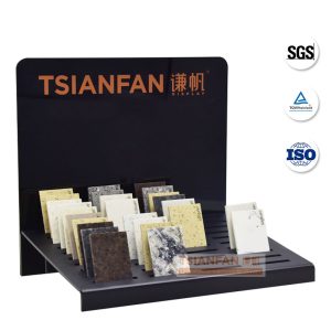 Ceramic tile sample table display frame