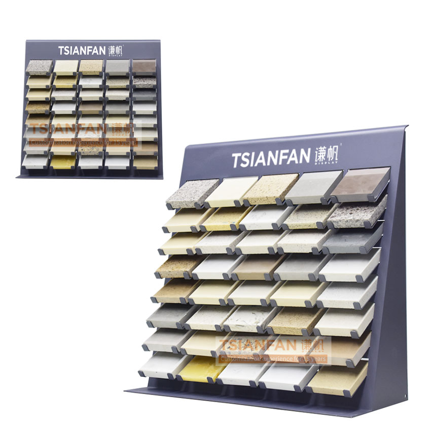 Ceramic tile stone countertop display frame Stone Tablet Rack - Image 2