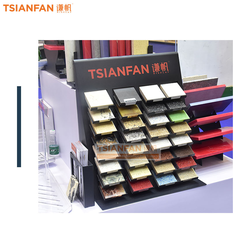 Ceramic tile stone countertop display frame Stone Tablet Rack - Image 3