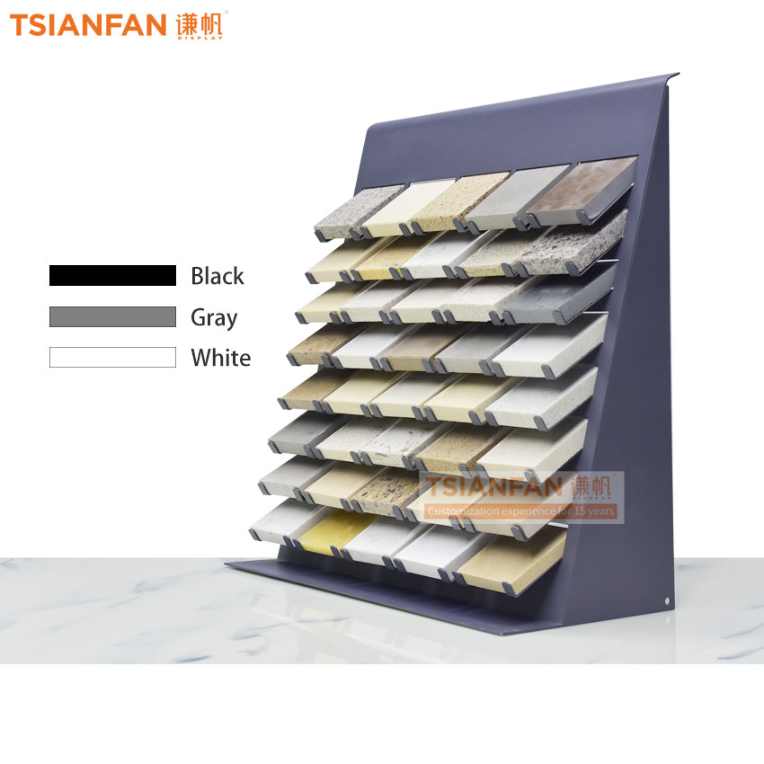 Ceramic tile stone countertop display frame Stone Tablet Rack