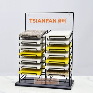 Ceramic tile stone Board countertop metal display rack