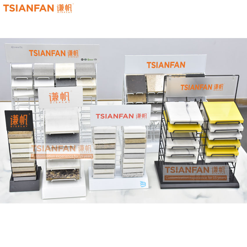 Ceramic tile stone Board countertop metal display rack - Image 2