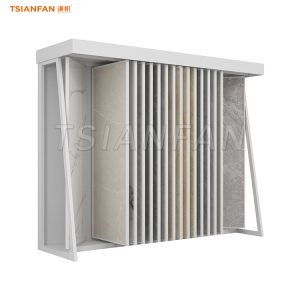 ceramic tiles page turning display stand tiles display rack-CF008