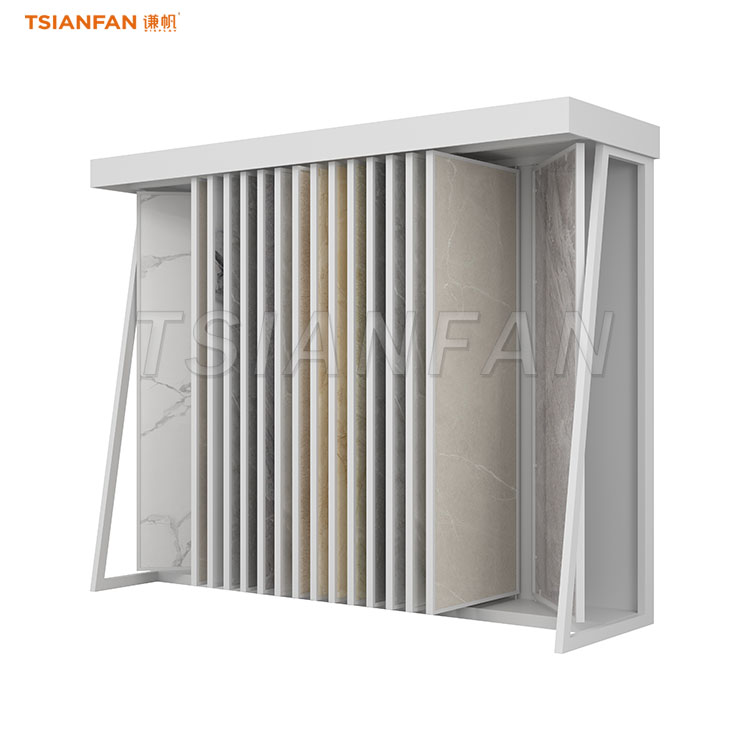 ceramic tiles page turning display stand tiles display rack-CF008 - Image 3